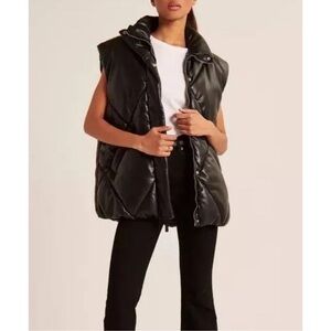 Vegan leather vest